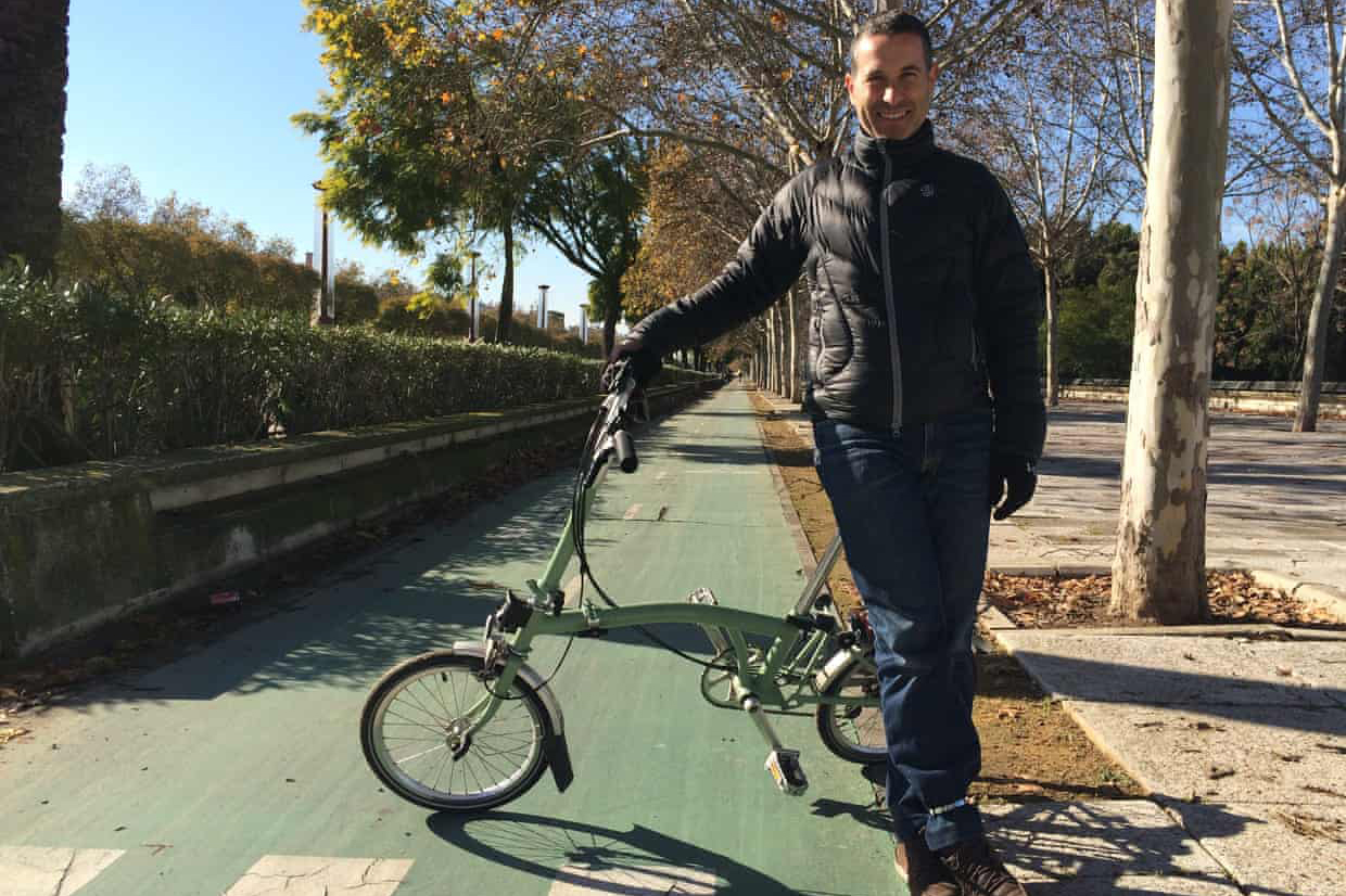 Seville has built 100km of segregated cycle paths in just 5 years. Photo Peter Walker