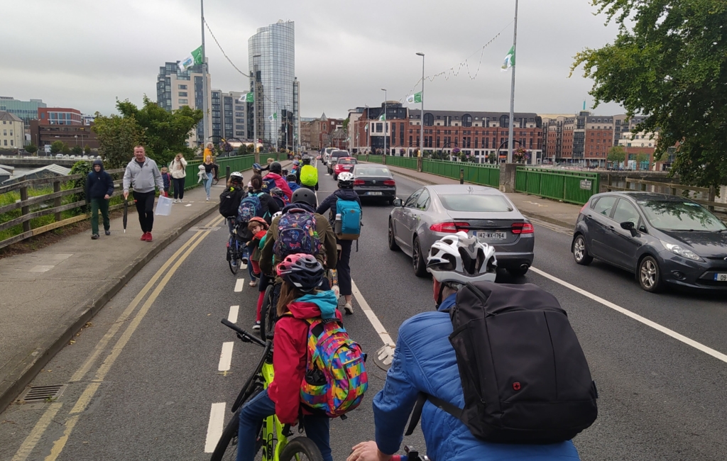 Shannon Bridge cycling in Limerick