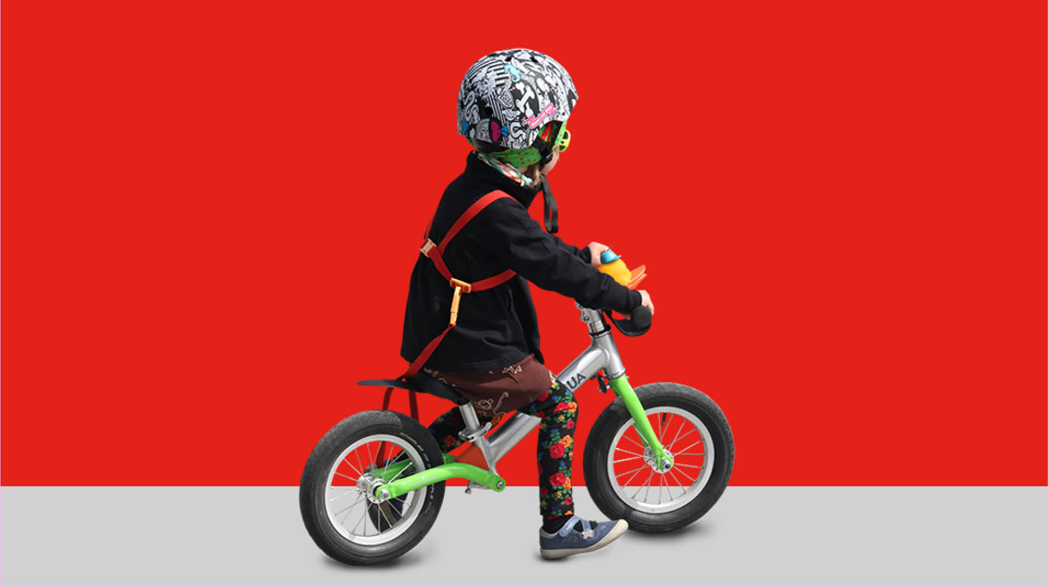 child on bike