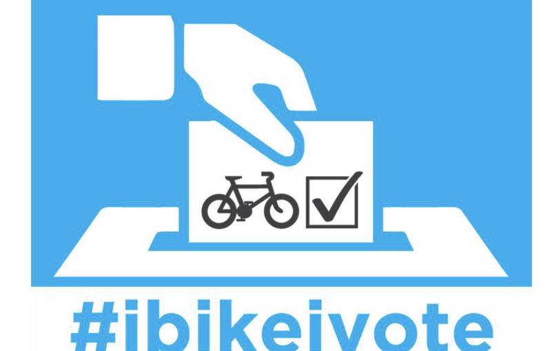 I bike I vote graphic